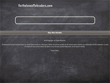 Tablet Screenshot of fortheloveoflabradors.com